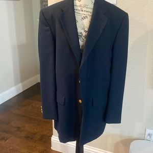 Stafford Navy Mens Blazer Size 42R